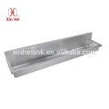 Stainless Steel Hand Wash Trough with Tap Holes, Wall Mounted Stainless Steel Scrub sink for Surgical Use